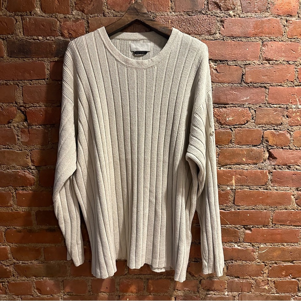STONE ISLAND Ribbed Cotton Sweater